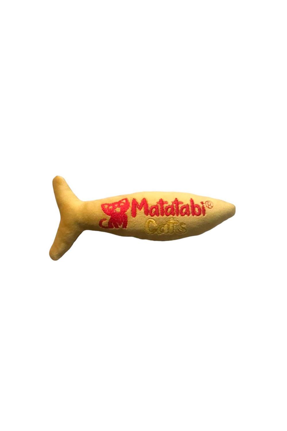 Matatabi Cats Big Fish Balık Kedi Oyuncağı  Matatabi İçerikli (Kedi Otu /Nanesi İçermez)
