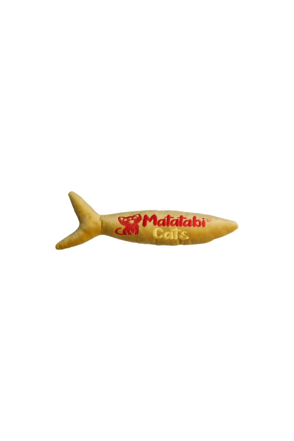 Matatabi Cats Fishy Sesli Peluş Kedi Oyuncağı 13,5 Cm - Matatabi İçerikli  (Kedi Otu/Nanesi İçermez)