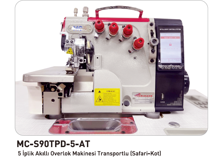5 İPLİK ELEKTRİKLİ HAVALI FULL OVERLOK