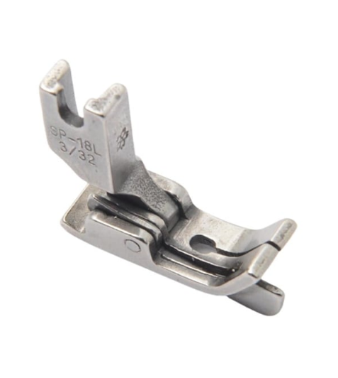 FLAT MACHINE GAZI FOOT 3/32 LEFT