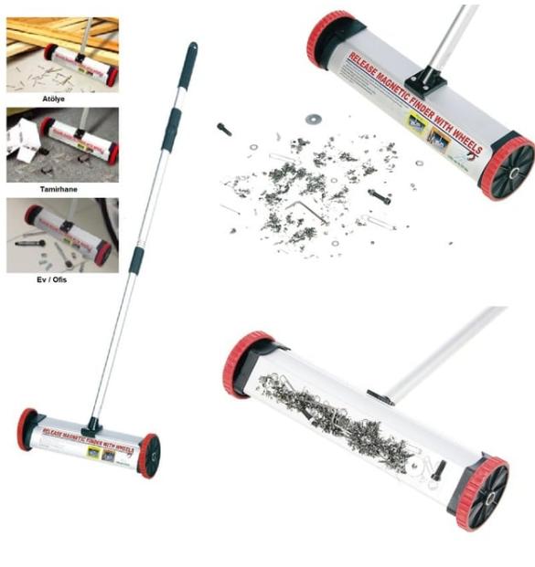 MAGNETIC METAL COLLECTOR SWEEPER