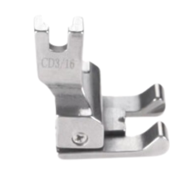 FLAT MACHINE DOUBLE SIDED GRASS FOOT 3/16