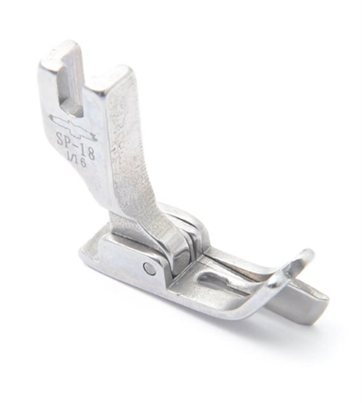 FLAT MACHINE GAZI FOOT RIGHT 1/16