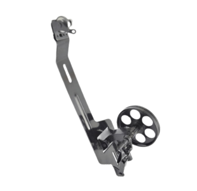 FLAT MACHINE BOBBIN ROLLER BLACK BIG WHEEL