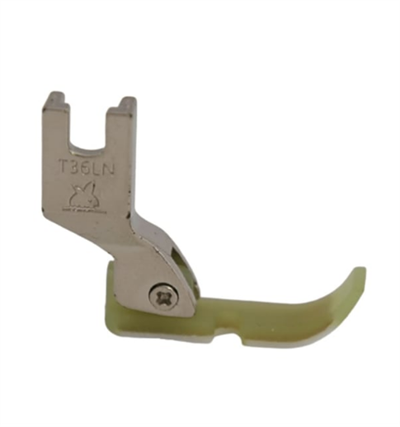 FLAT MACHINE PLASTIC ZIPPER FOOT LEFT