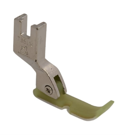 FLAT MACHINE PLASTIC ZIPPER FOOT LEFT