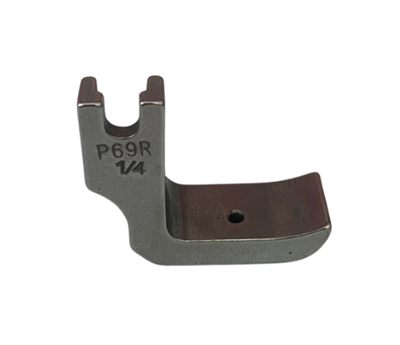 FLAT MACHINE SINGLE CHANNEL ROD FOOT 1/4