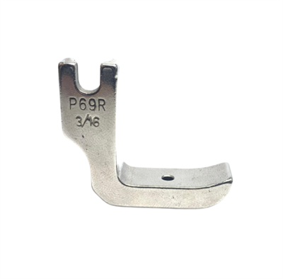 FLAT MACHINE SINGLE CHANNEL ROD FOOT 3/16