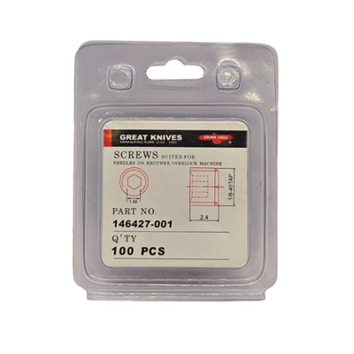 THICK TOOTH NEEDLE ALLEN SCREW 100 PACK