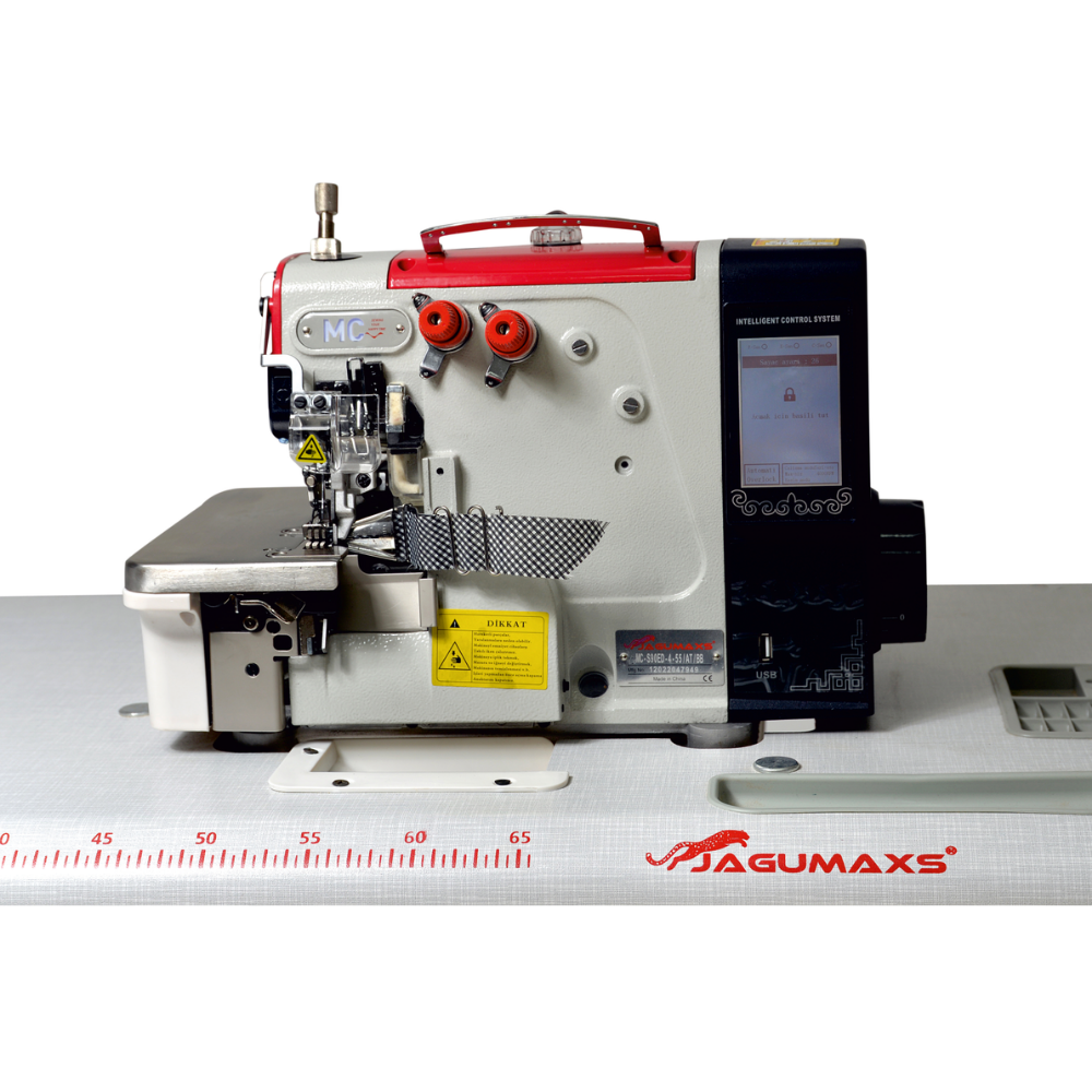 4 İPLİK AKILLI OVERLOK MAKİNESİ CEP BİYE OTOMATİK KESİCİLİ