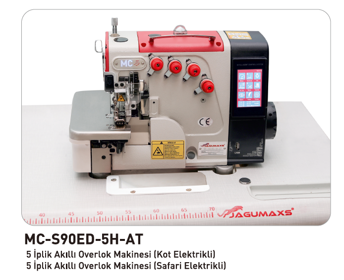 5 İPLİK FULL HAVALI OVERLOK MAKİNESİ