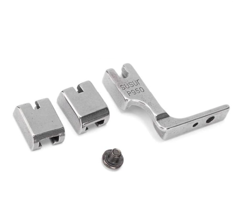 FLAT MACHINE FOOT TOP SCREWED