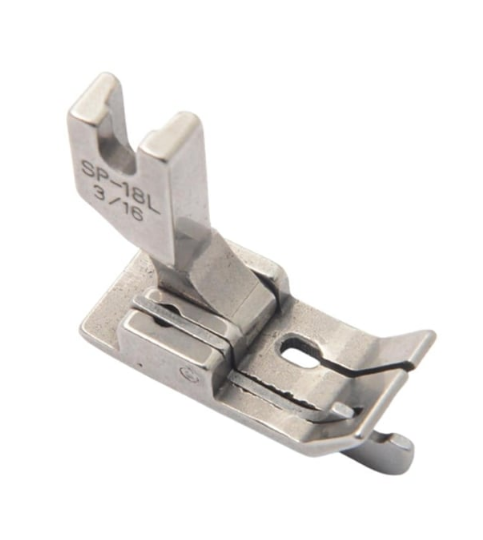 FLAT MACHINE GAZI FOOT LEFT 3/16