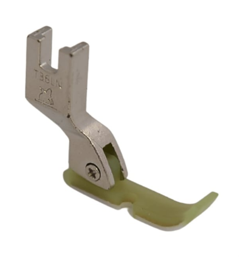 FLAT MACHINE PLASTIC ZIPPER FOOT LEFT