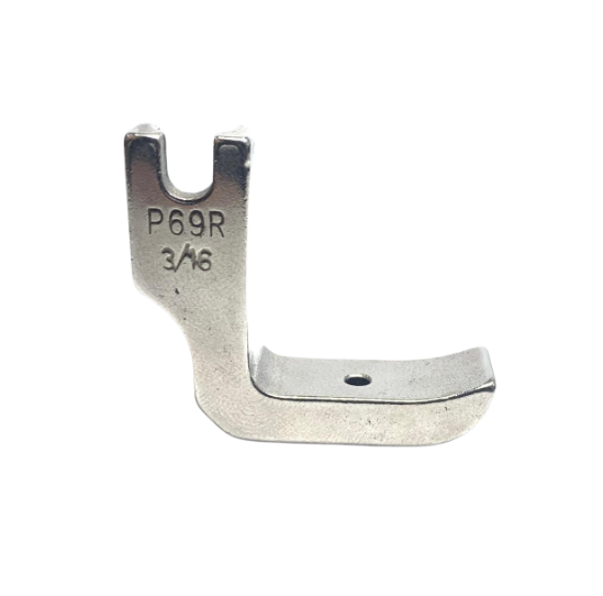 FLAT MACHINE SINGLE CHANNEL ROD FOOT 3/16