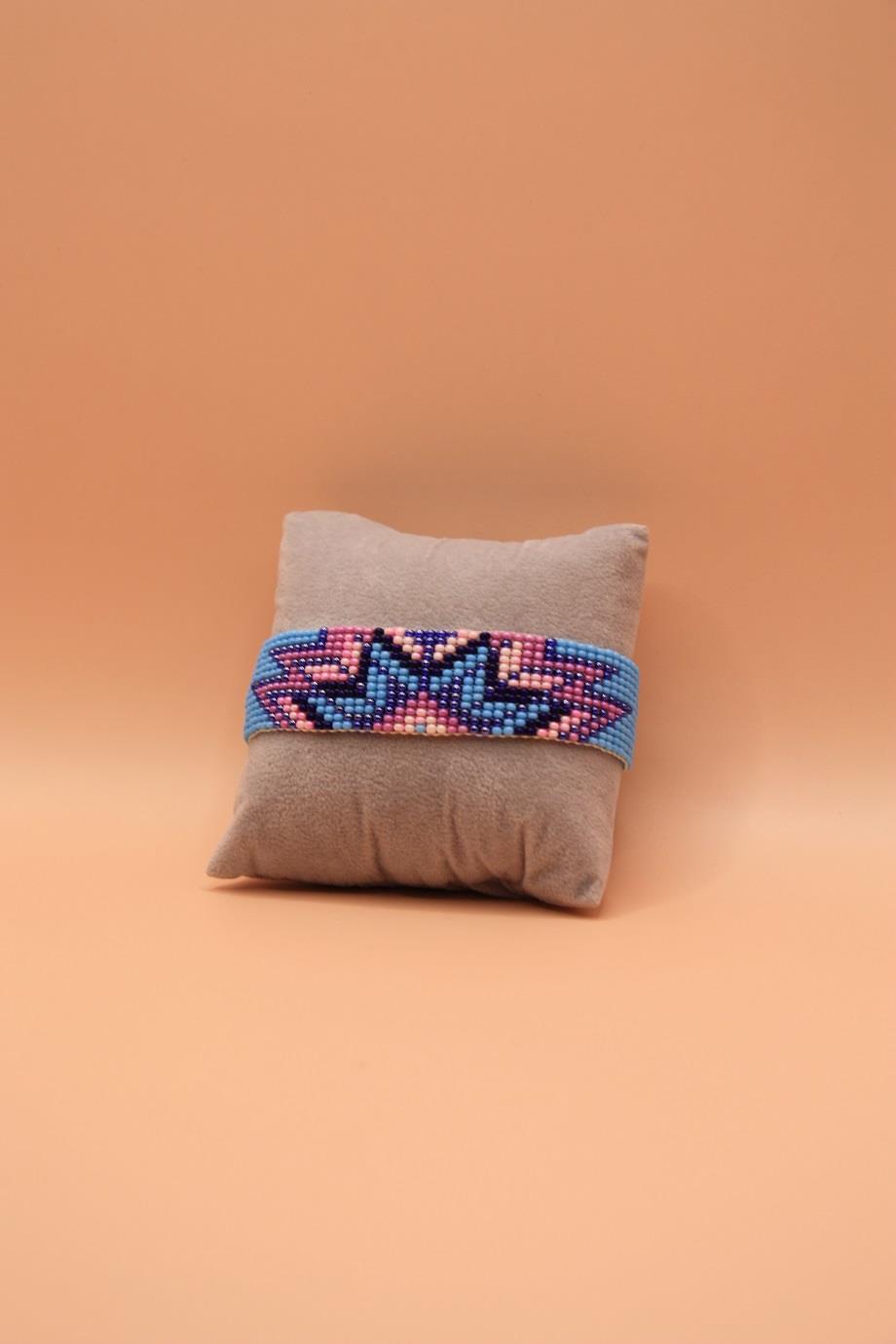 A Blue Star on Your Wrist Handmade Miyuki Bracelet