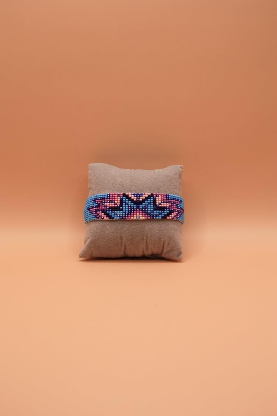 A Blue Star on Your Wrist Handmade Miyuki Bracelet