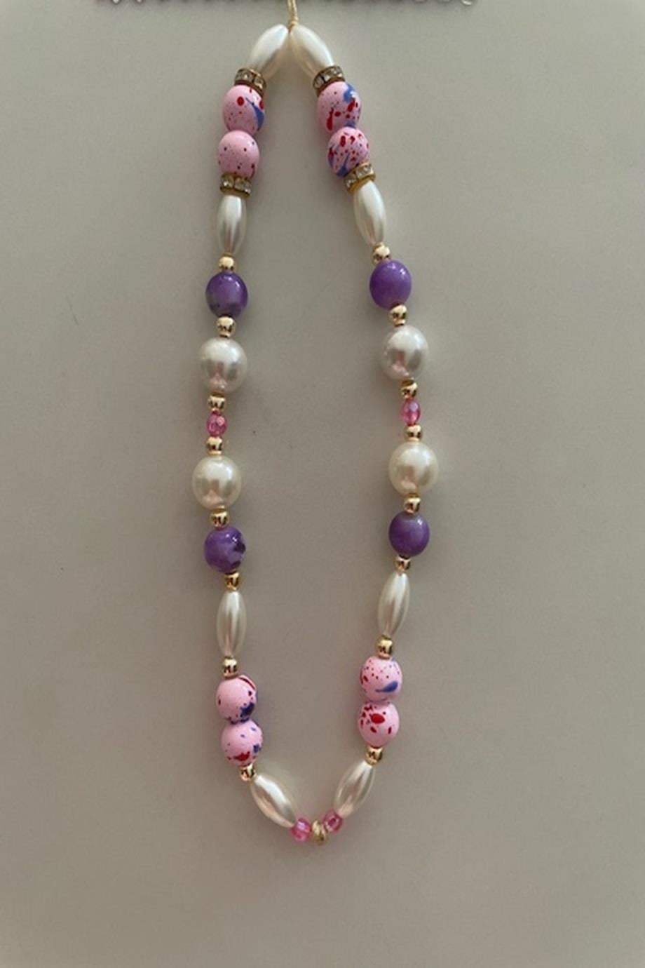 Bead Strap Handmade Phone Charm