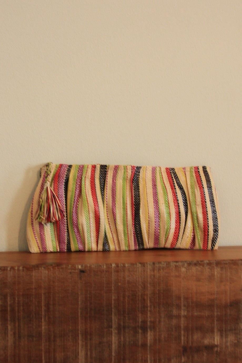 Colourful Straw Madagascar Handbag