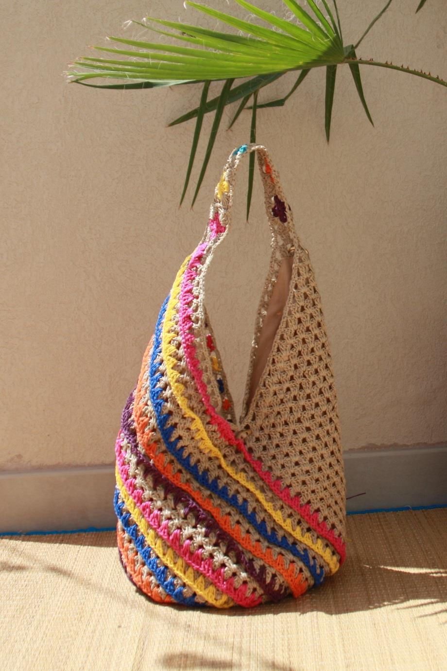 Crochet Hobo Summer Bag