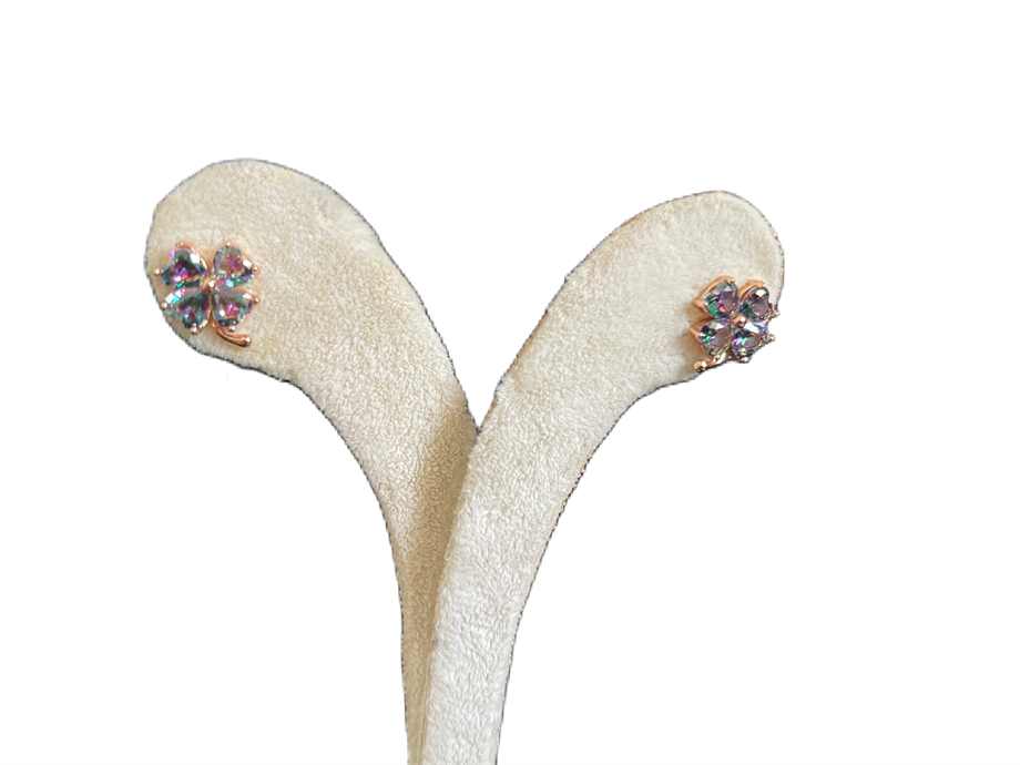 Daisy Quartz Stud Earrings