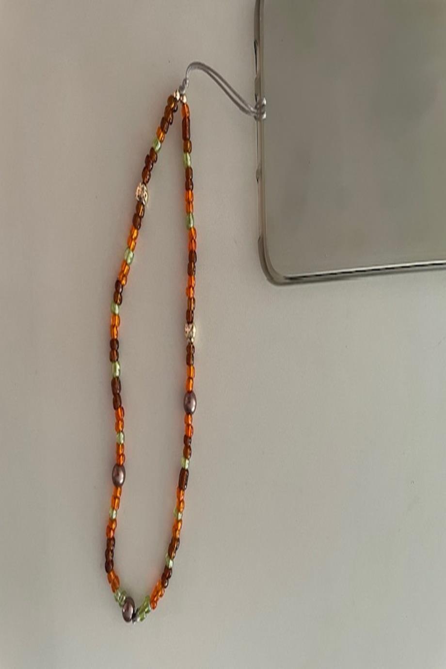 Handmade Colourful Chain Phone Strap