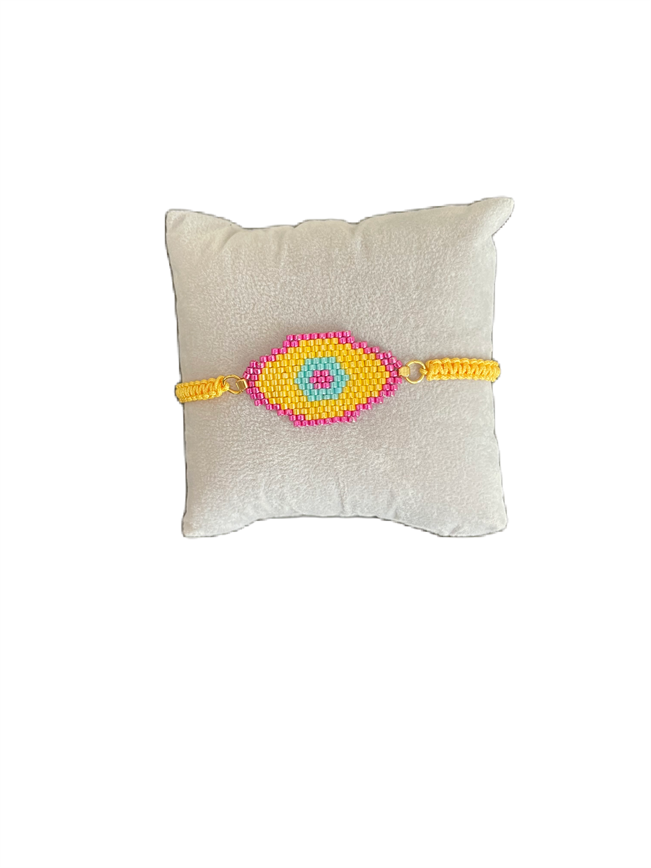 Handmade Miyuki Bracelet Evil Eye Protection 