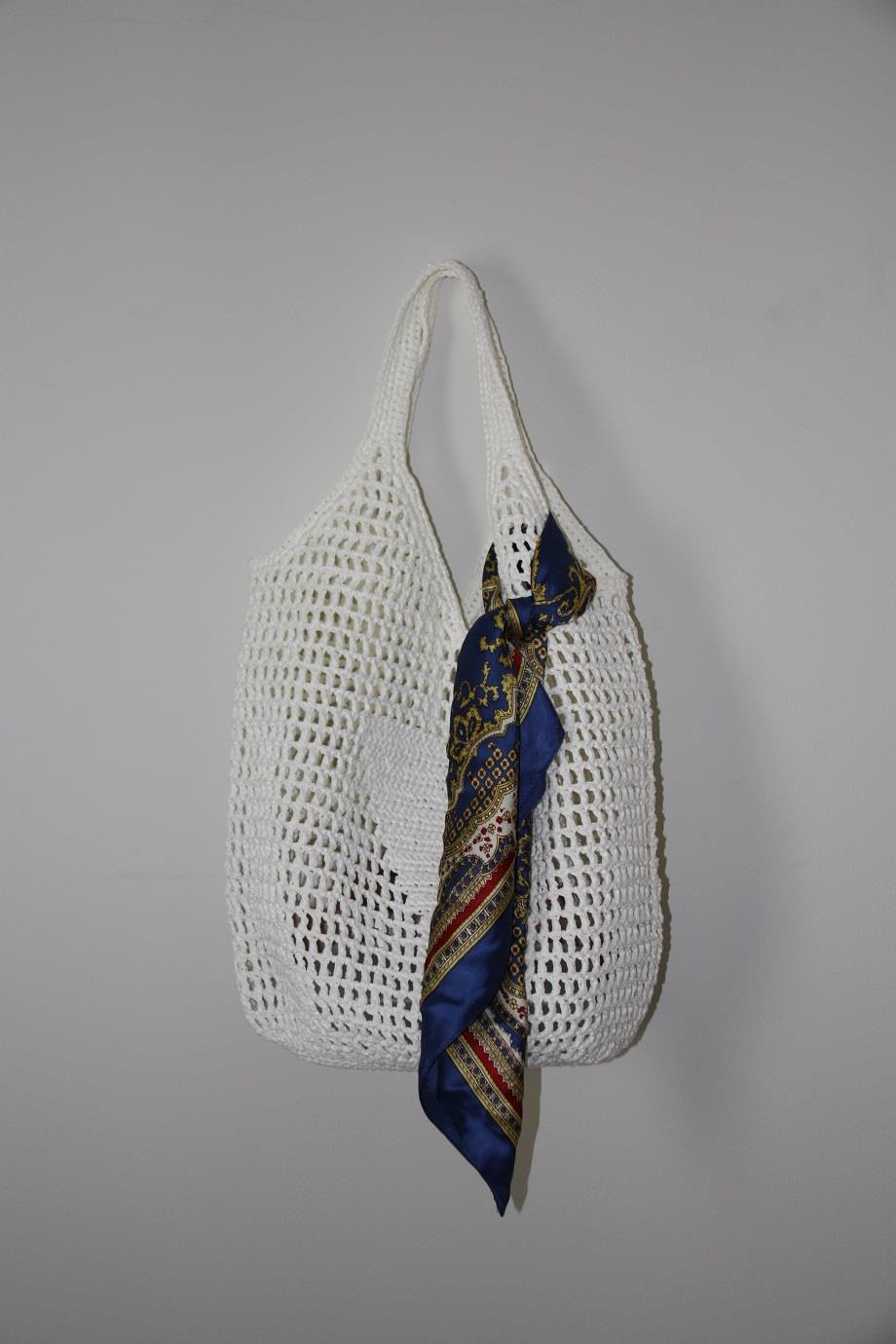 Handmade Raffia Tote Bag
