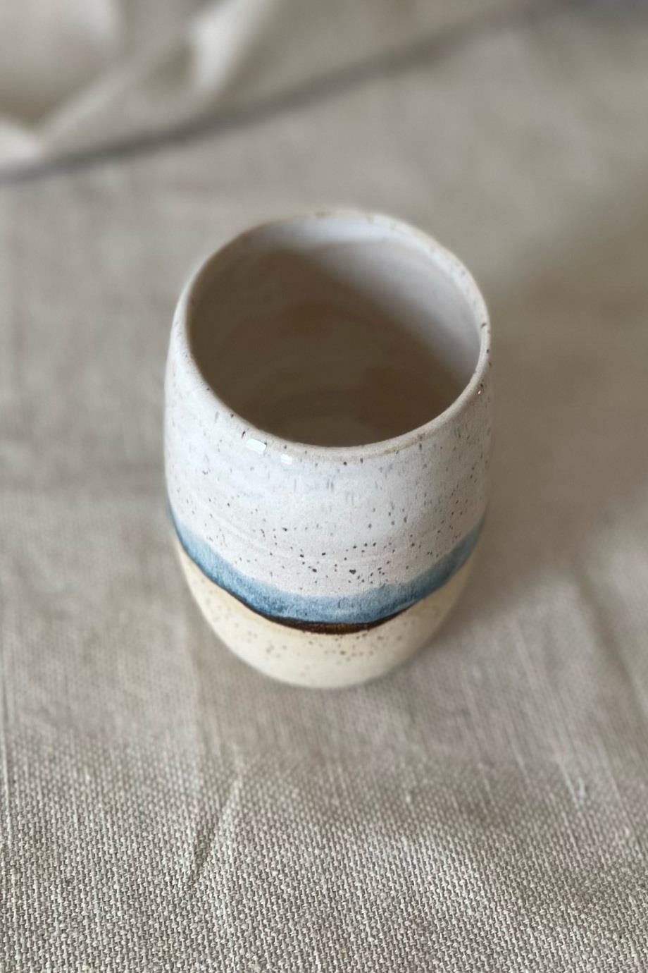 Handmade Short Ceramic Tumbler