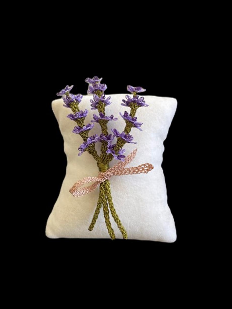 Lavender Bouquet Handmade Brooch