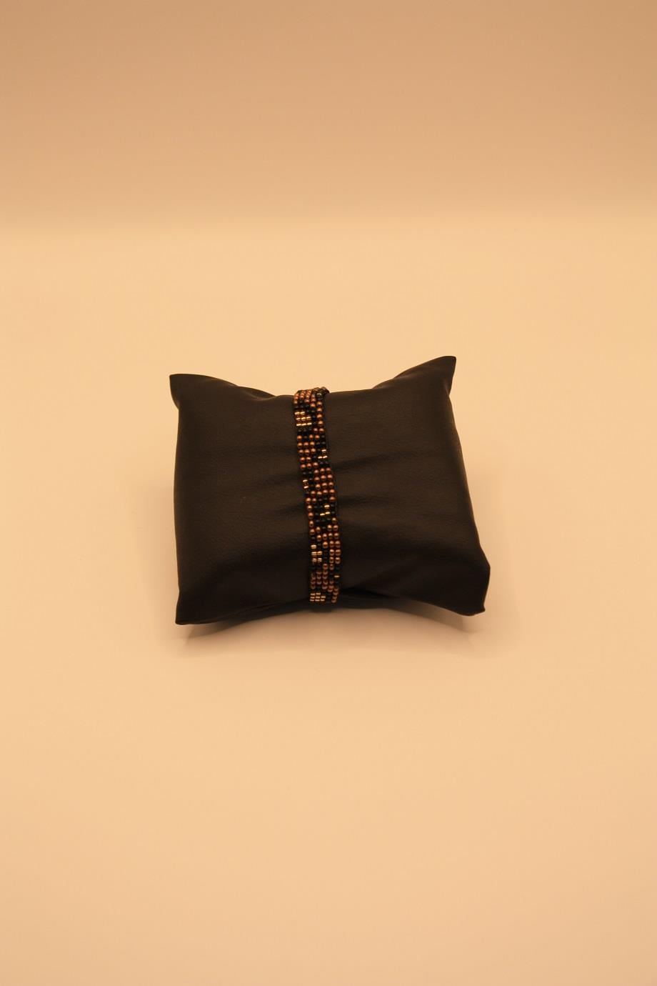 Leopard Print Beaded Bracelet