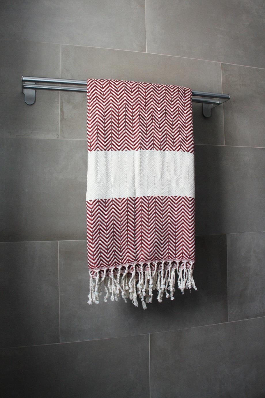 Original Turkish Herringbone Bath Towel
