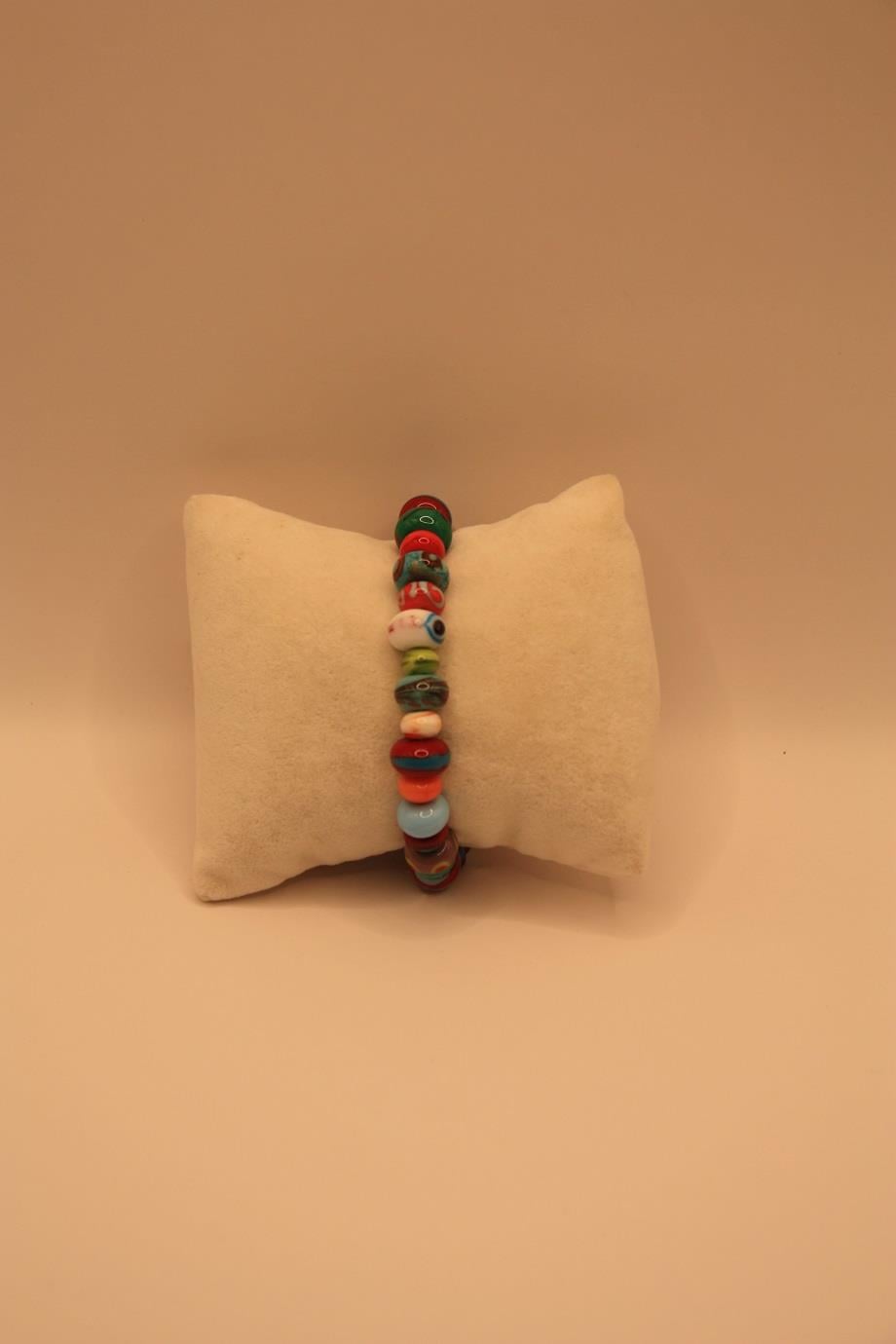 Rainbow Handmade Murano Glass Bracelet