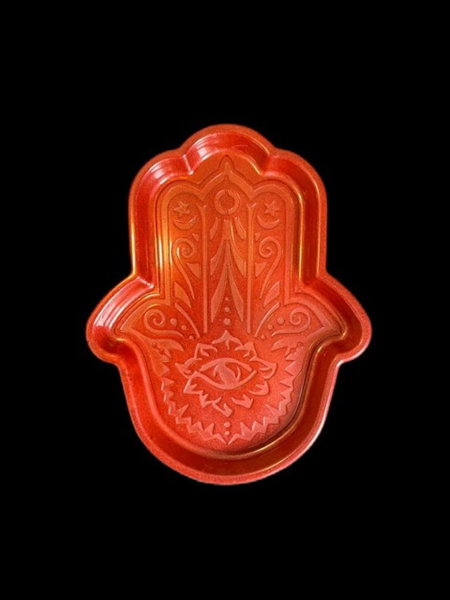 Hamsa Tray, Handmade Epoxy