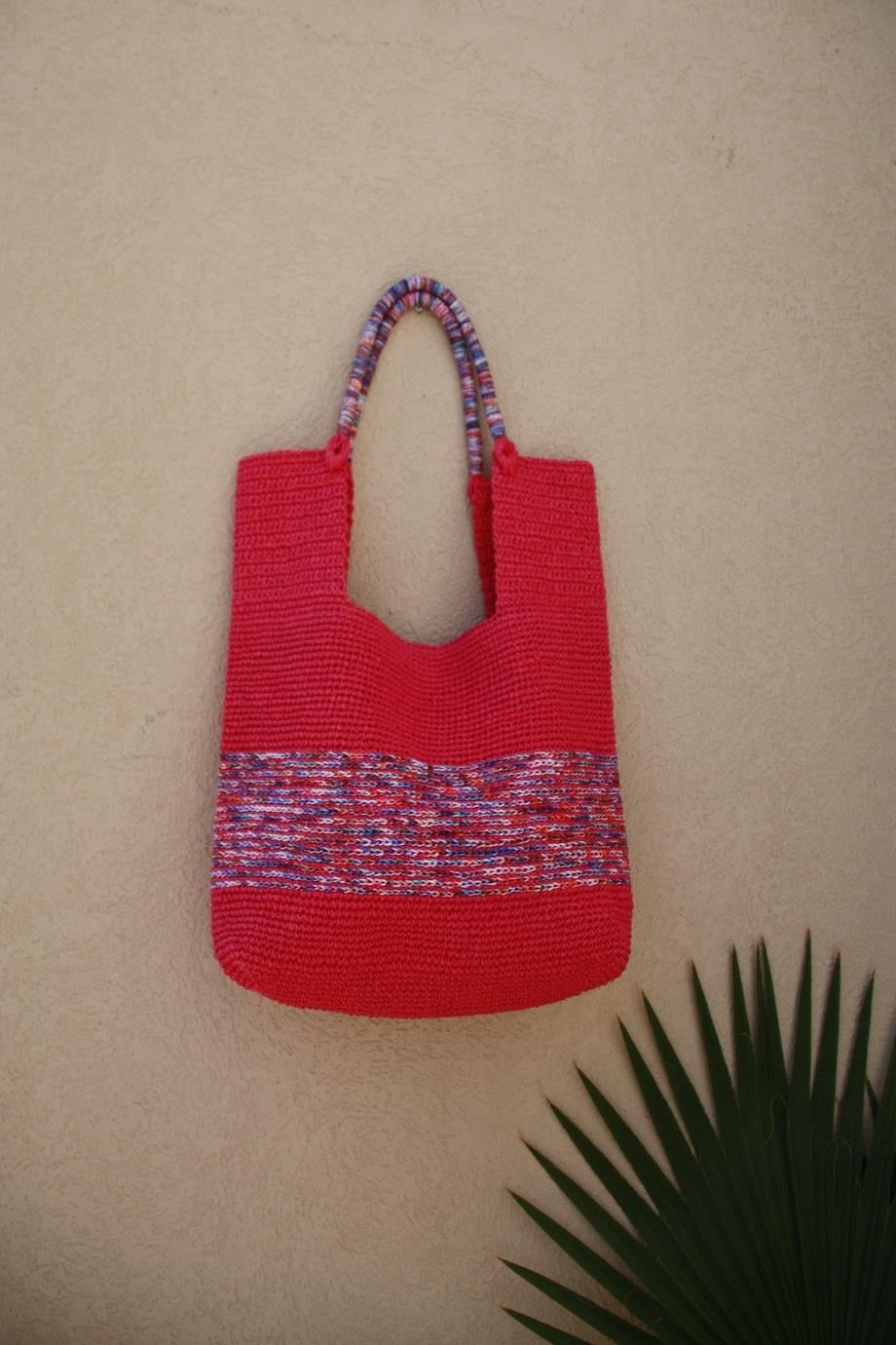 Viva Magenta Handmade Fashion Summer Bag
