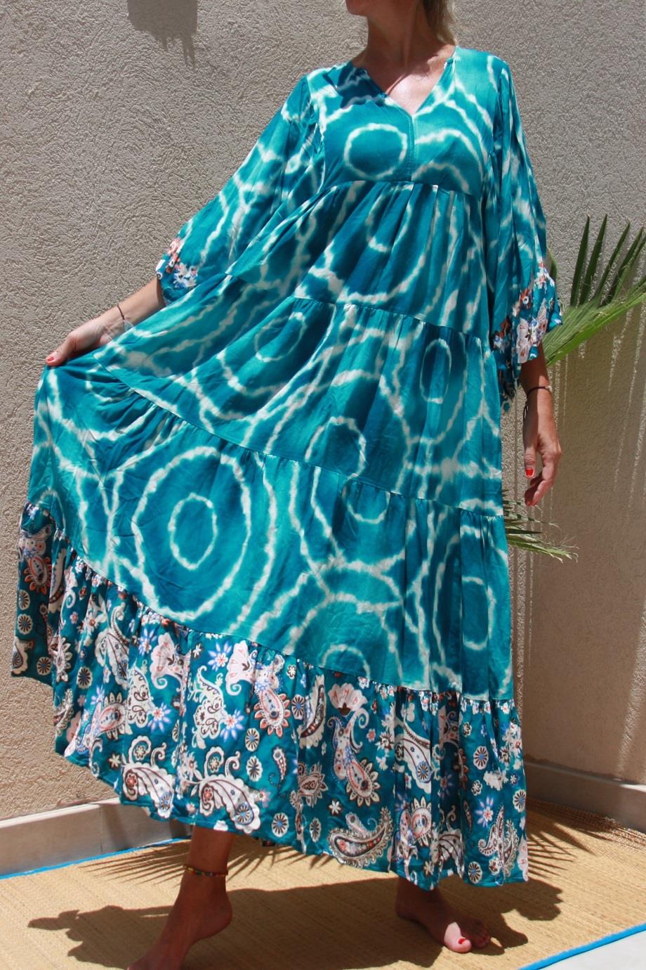 Women Cotton Ocean Freshness Dress