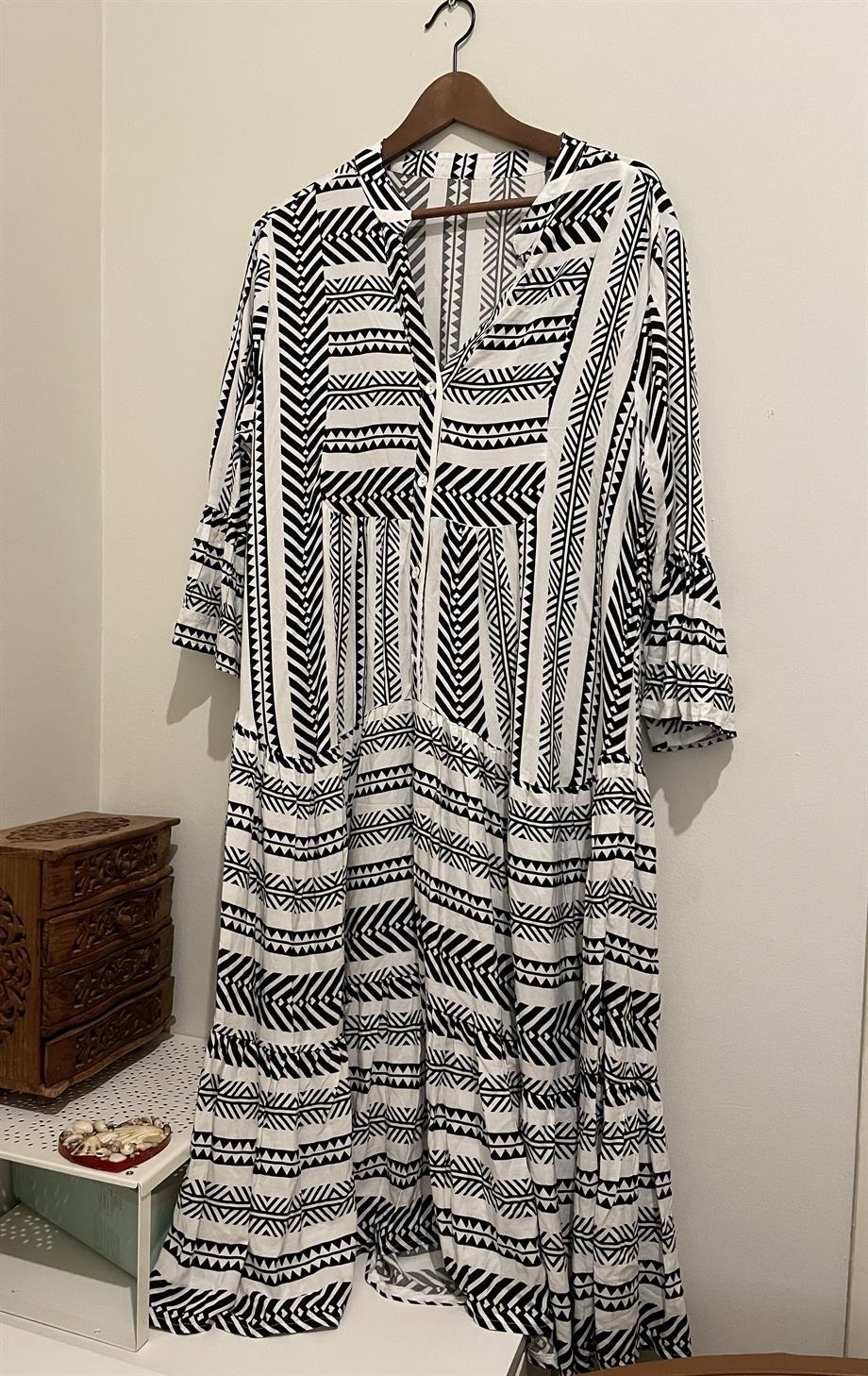 Womens Casual Long Sleeve Dress 