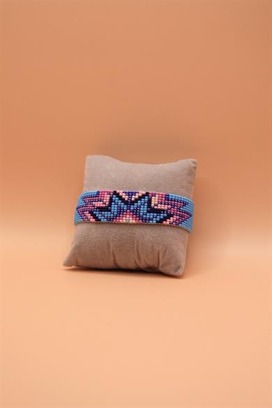 A Blue Star on Your Wrist Handmade Miyuki Bracelet