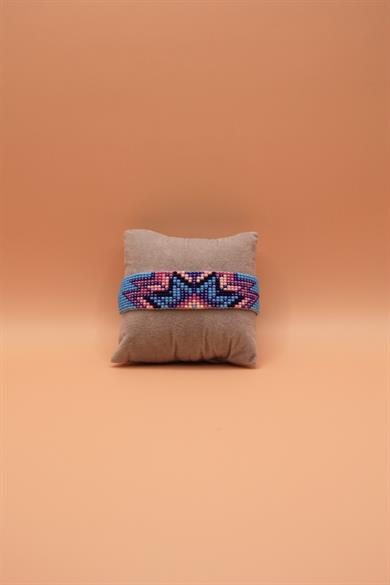 A Blue Star on Your Wrist Handmade Miyuki Bracelet