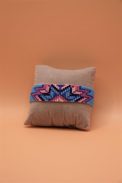 A Blue Star on Your Wrist Handmade Miyuki Bracelet