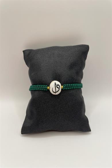 Alif and Wav Natural clay Adjustable Bracelet