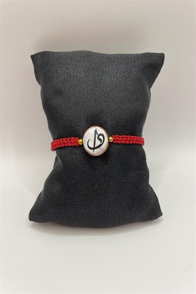 Alif and Wav Natural clay Adjustable Bracelet