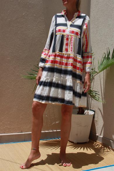 Aztec Design Women Midi Multicolour Dress