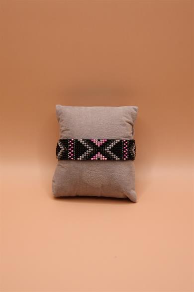Black Beauty Loom Bead Miyuki Bracelet