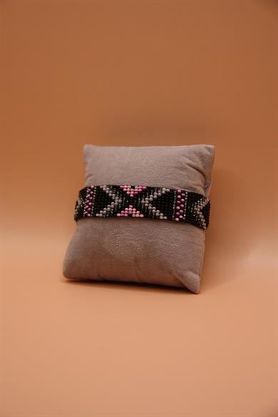 Black Beauty Loom Bead Miyuki Bracelet