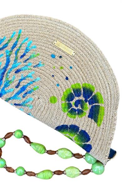 Blue Corals Handmade Clutch