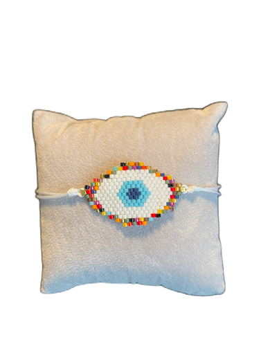 Bright Evil Eye Adjustable Bracelet
