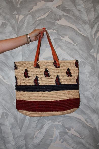 Casual  Natural Fiber Braid Tote Bag 