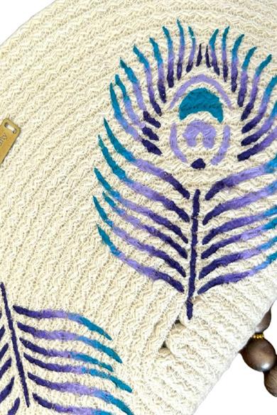 Chic Feather, Unique Design Clutch
