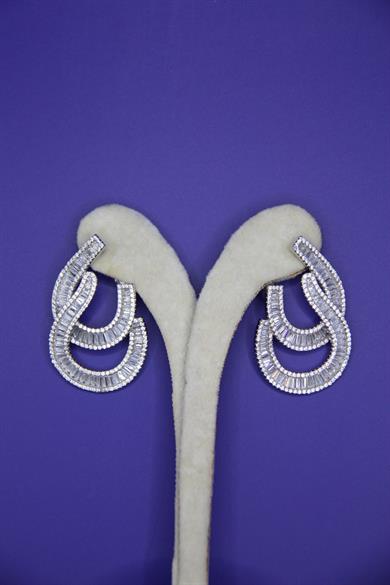 Classic Elegance, U Shape Sterling Silver Earrings